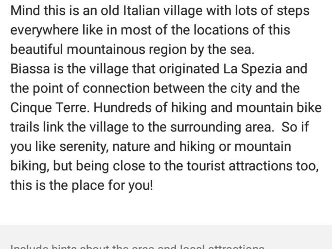La Valle Degli Orti La Spezia Eksteriør billede